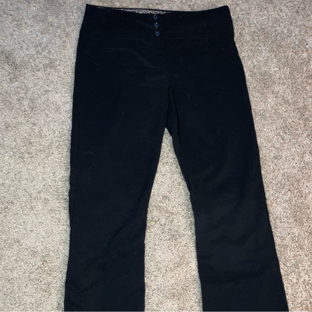 Black Flared Pants